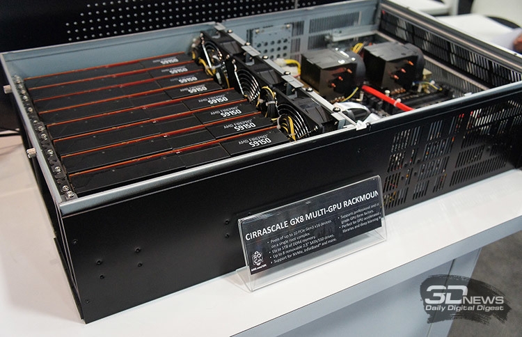  Сервер Cirrascale GX8 с AMD FirePro S9150 