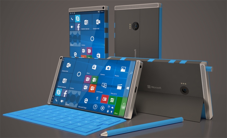 Концепт-арт Microsoft Surface Phone / изображения ArtStation