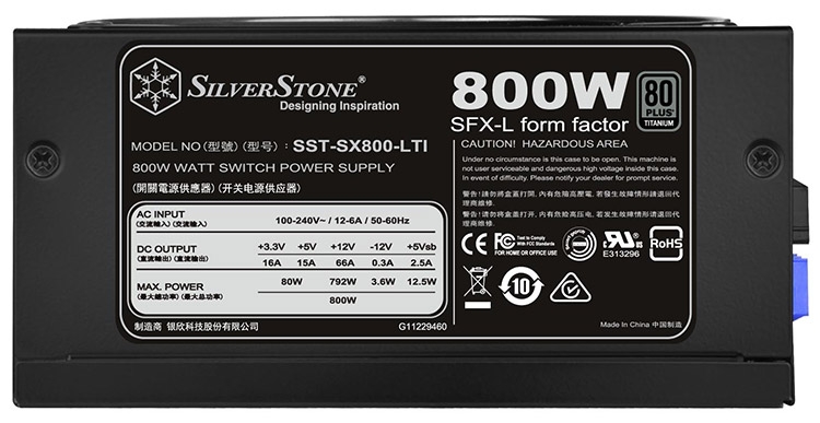 Блок питания SilverStone SST-SX800-LTI