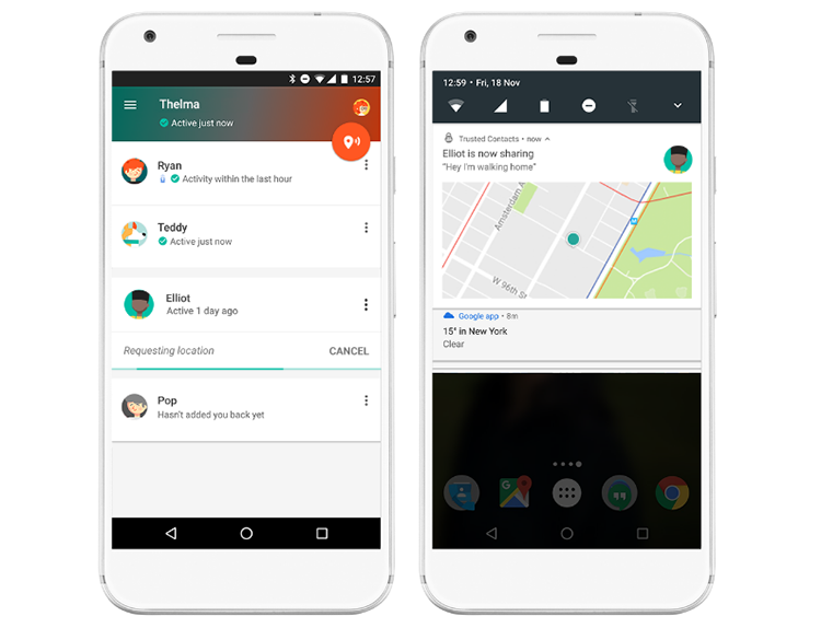 Google выпустила приложение для проверки местоположения доверенных контактов"