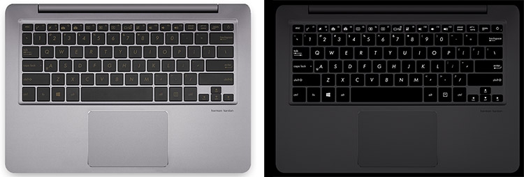 Подсвечиваемая клавиатура — одно из преимуществ 13,3-дюймового ZenBook