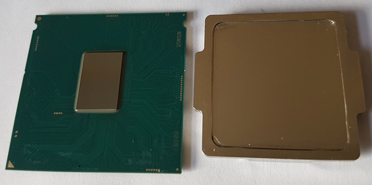 the Processor and its cover after cleaning