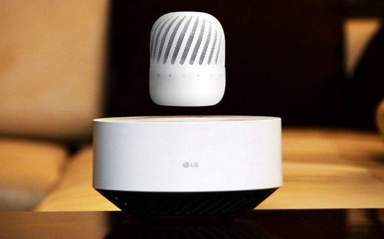 LG представила парящий Bluetooth-динамик"
