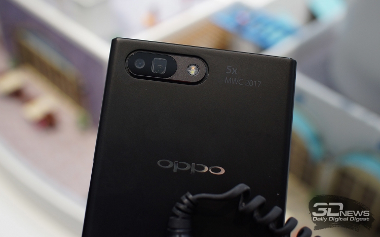 MWC 2017: сдвоенная камера Oppo 5x Dual Camera Zoom с пятикратным оптическим зумом"