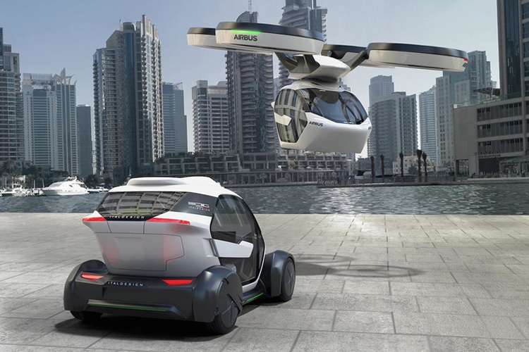 Airbus и ItalDesign представили концепцию модульного летающего автомобиля"