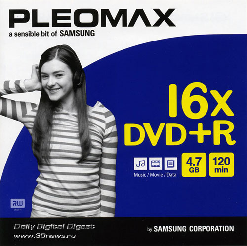 SAMSUNG PLEOMAX DVD+R 16x