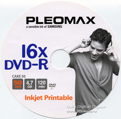Samsung DVD-R 16x printable