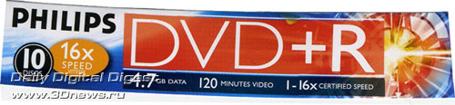 Philips DVD+R 16x