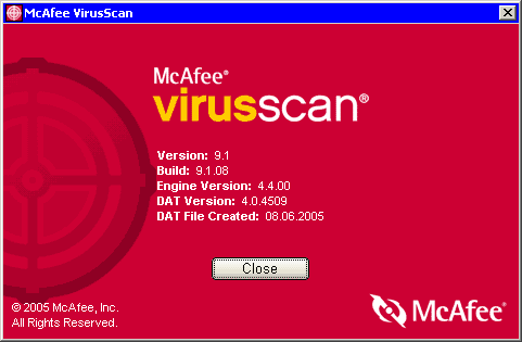  McАfee VirusScan 