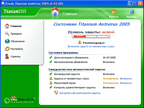  Panda Titanium Antivirus 2005 