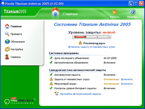 Panda Titanium Antivirus 2005