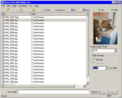 River Past Web Slides