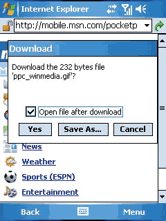 ОС Windows Mobile 5.0