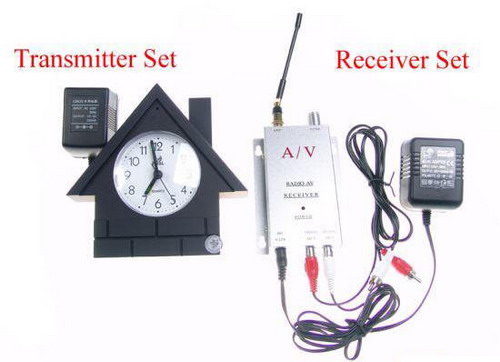 Spy Camera Alarm Clock<
