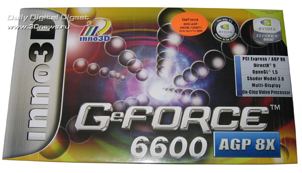  Inno3D GeForce 6600 AGP 