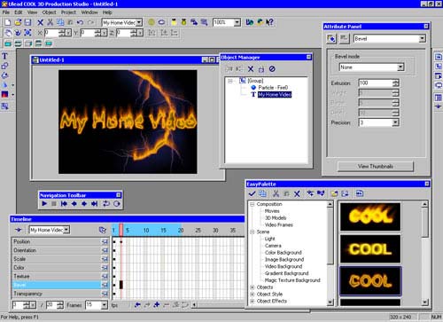  Ulead Cool 3D Production Studio 