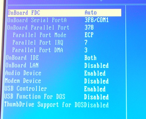 PCCHIPS M789CLU-2000 platform on VIA C3 processor