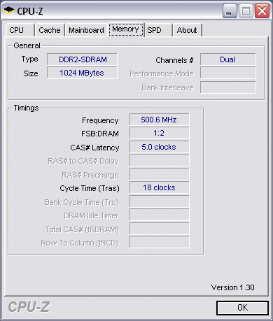 Corsair DDR2 TWIN2X1024-8000UL1