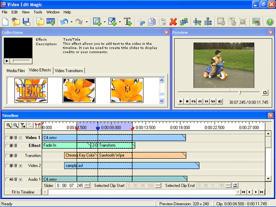 Video Edit Magic 4.47 представляет собой программу, которая