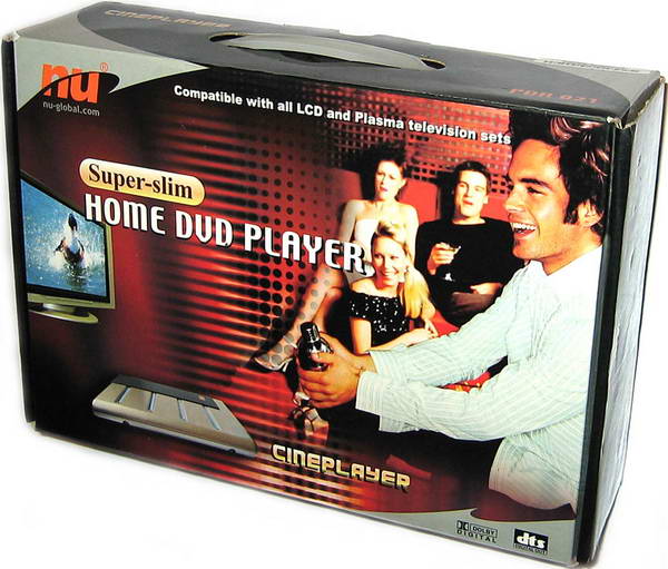 Портативный DVD плеер NU CinePlayer PDR021