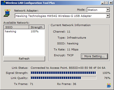 USB adapter HWU54G