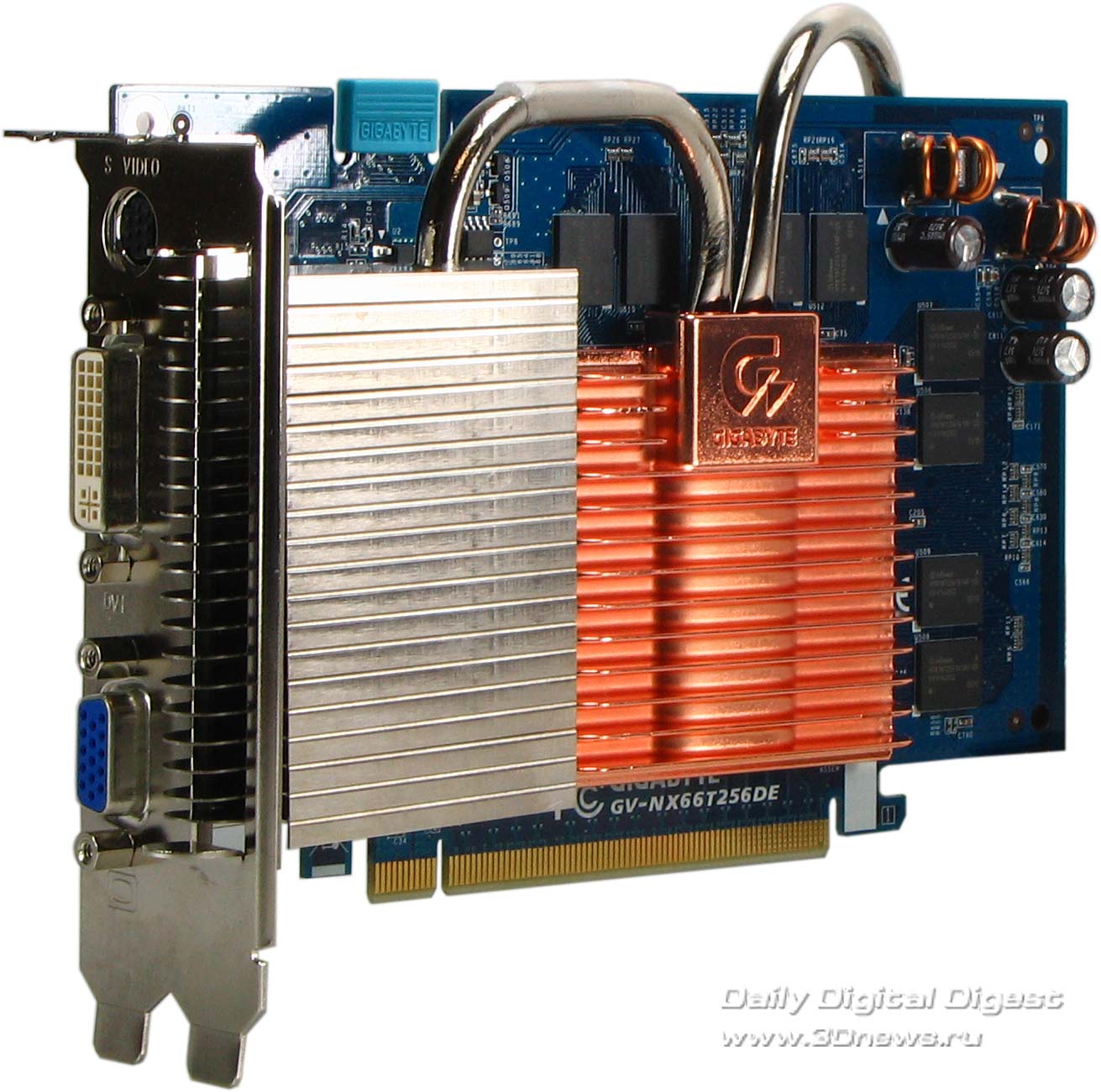 GIGABYTE GV-NX66T256DE - Silent PIPE II в действии / Видеокарты