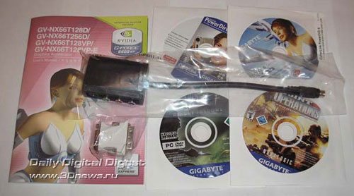 GigaByte GeForce 6600GT SILENT-PIPE 128 MB