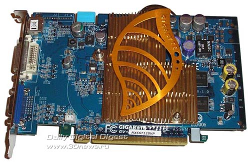 GigaByte GeForce 6600GT SILENT-PIPE 128 Мб