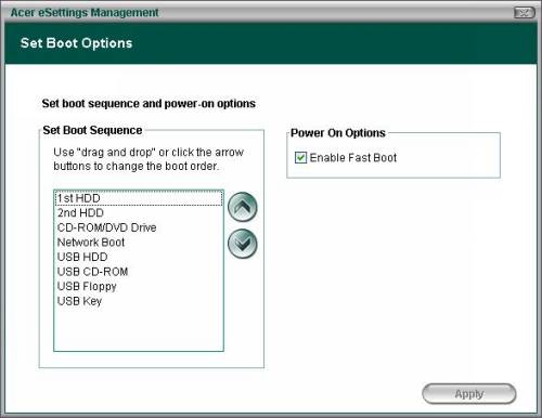  Утилита eSettings 