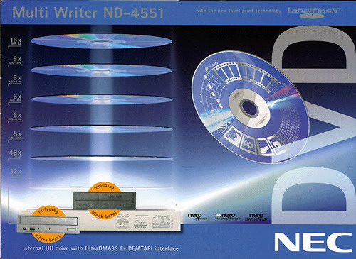  NEC - модели ND-4551 с технологией LabelFlash 