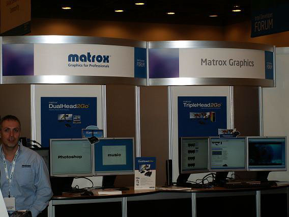 Matrox at IDF 2006