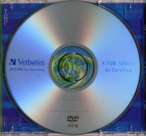  VERBATIM DVD-RW 4x 