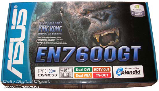 ASUS EN7600GT в упаковке