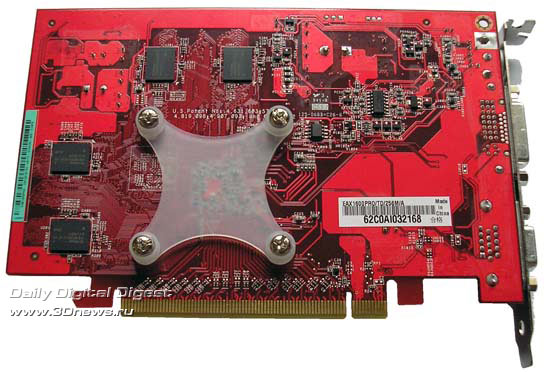 ASUS EAX1600PRO сзади