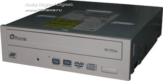  Внешний вид привода Plextor PX-755A 