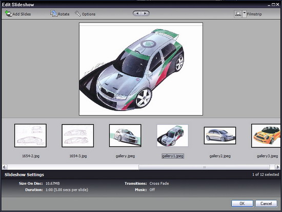 Sonic DVD it Pro 6 - Pедактировать слайд-шоу