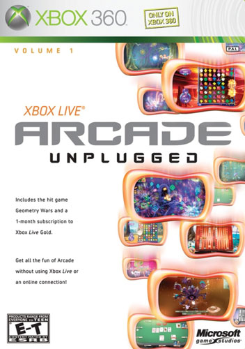 Упаковка Xbox Live Arcade Unplugged