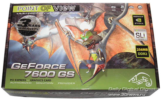 Point of View GF7600GS 256 Мб