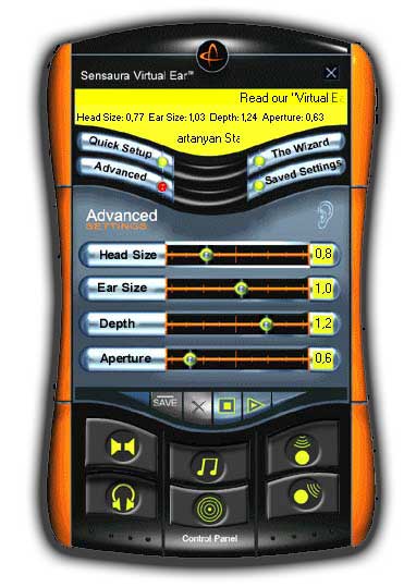 Sensaura Virtual Ear