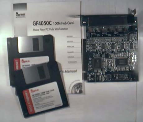 Фотография хаба с дискетками и инструкцией