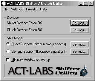 New ACT Labs Racing System