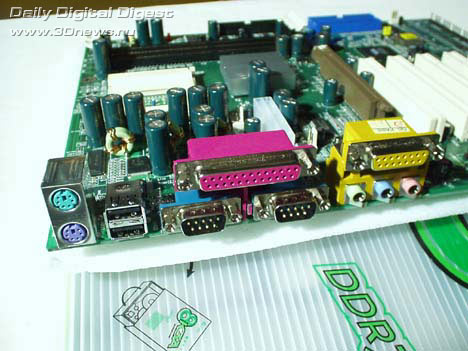 EpoX 8K3A Back Panel