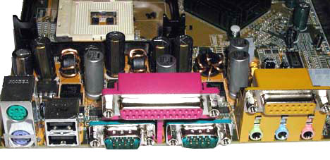 Abit SD7-533 Back panel