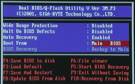 Gigabyte 8IEXP Menu