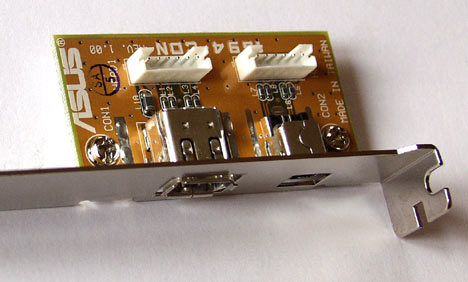 Asus P4B533-E bracket firewire