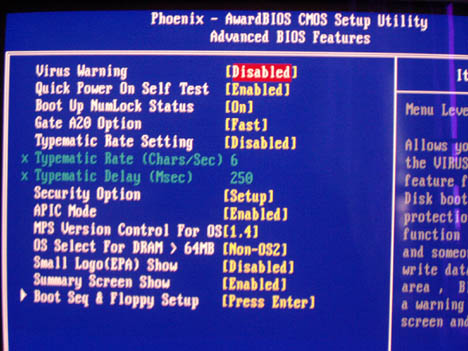 bios advanced