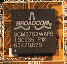 Asus P4PE Broadcom Gigabit Ethernet