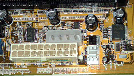 Asus P4PE Power Conns