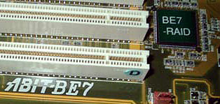 Abit BE7-RAID label