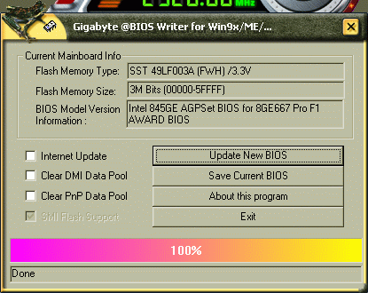 Gigabyte 8GE667 Pro Bios